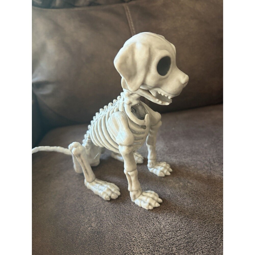 Crazy Bonez Skeleton Posable Dog Mini Skeleton Halloween 7" Creepy Puppy